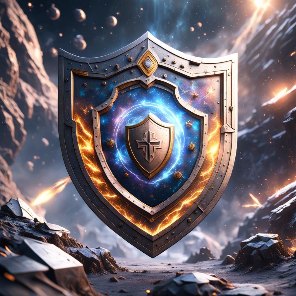 Galactic Shield: Detailed Matte Painting