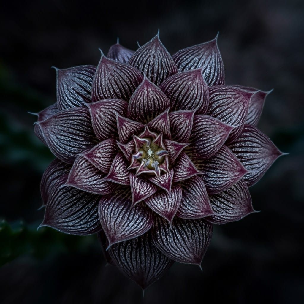 Stapelia Hand-Knit Masterpiece Blown Glass Sculpture