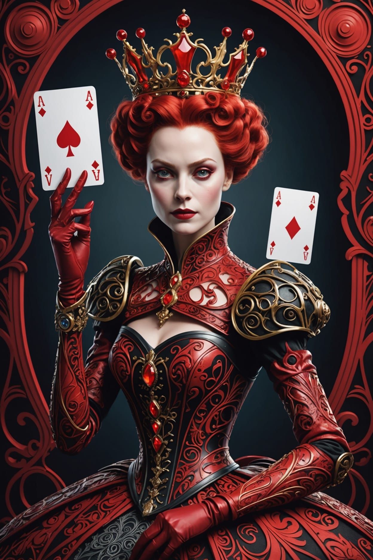 Red Queen Emerges: Biometric Imagineer