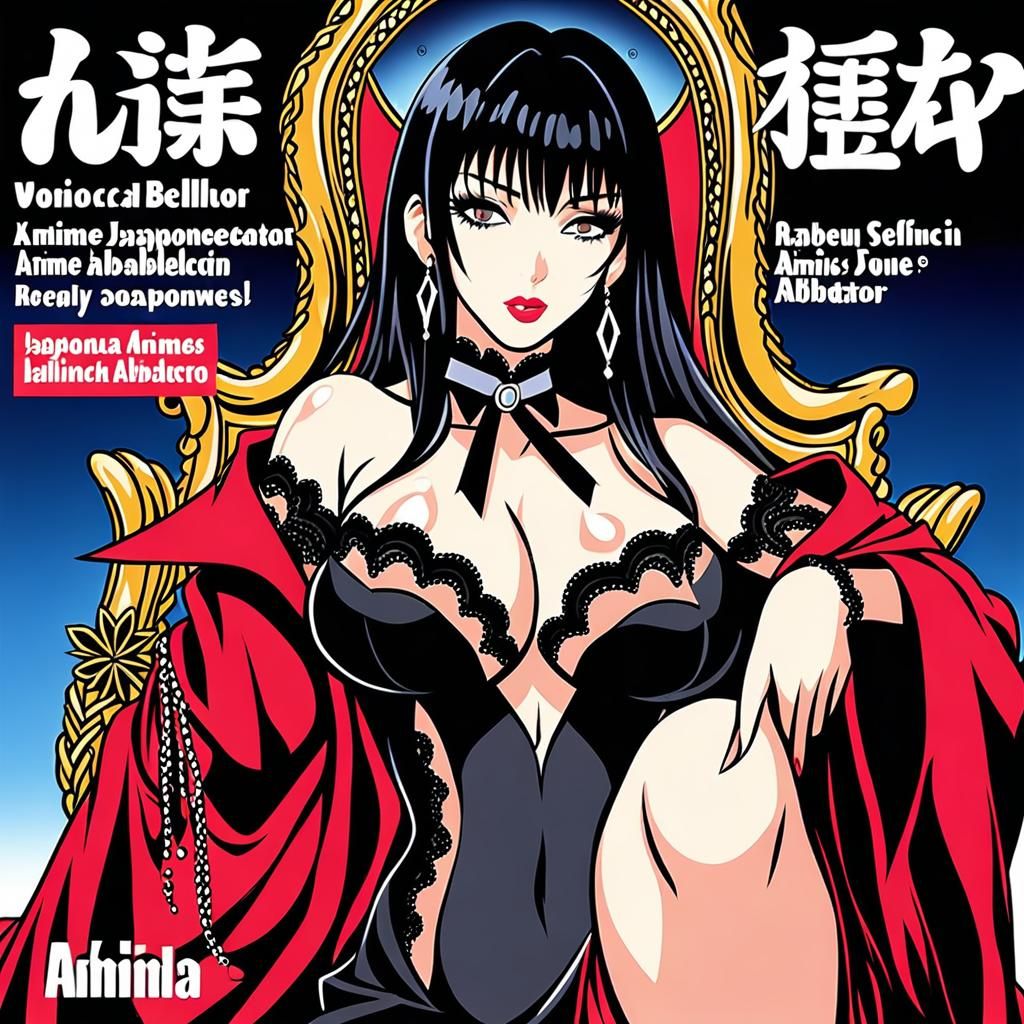 Monica Bellucci as Anime Character