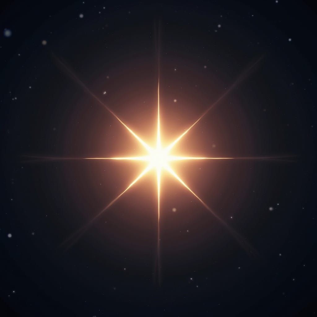 Ethereal North Star Illuminates Cosmic Blackness in Cinemati...