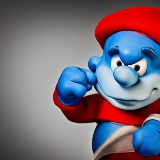 A murderous smurf