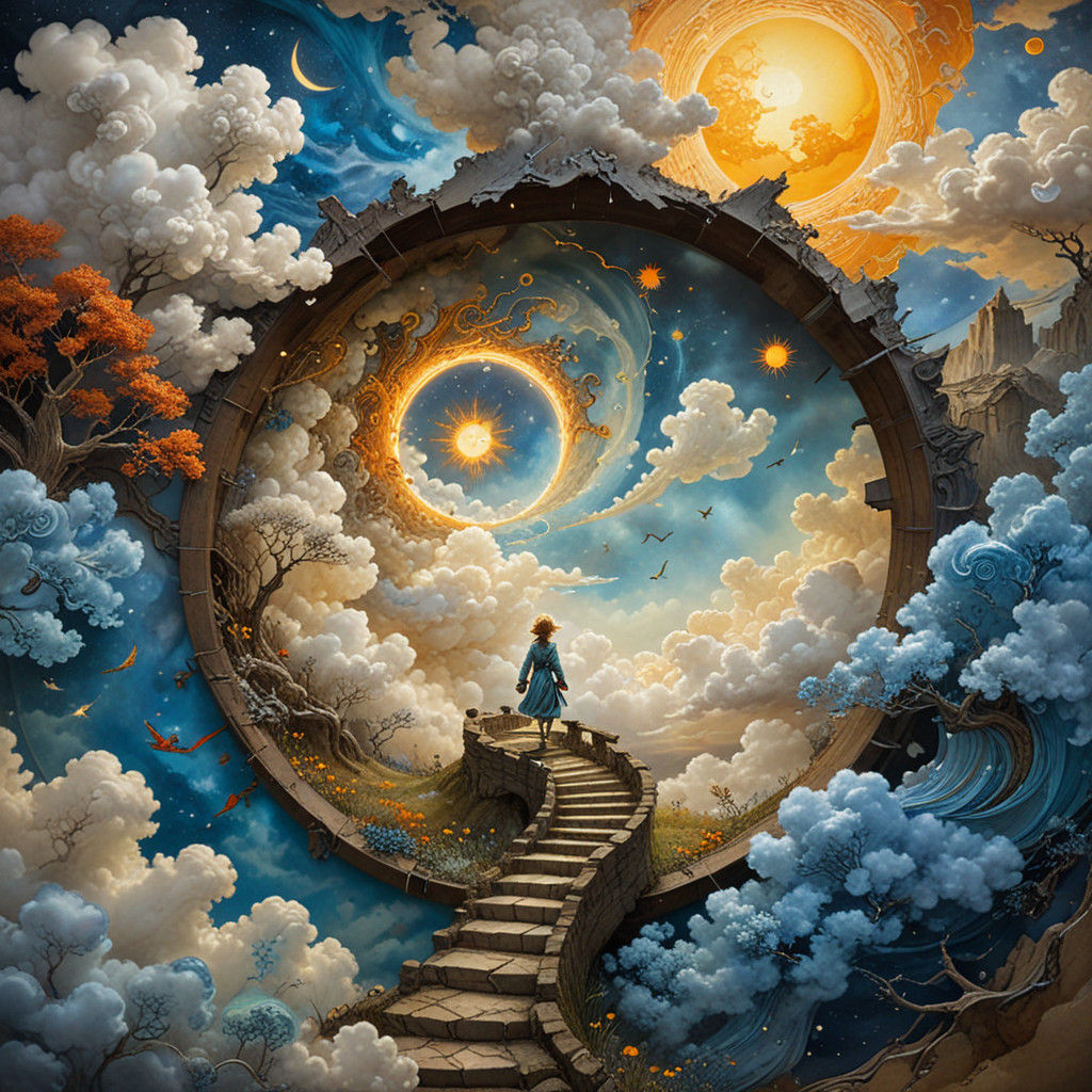 Surreal Dreamscapes Reveal Mystical Cloud Realms