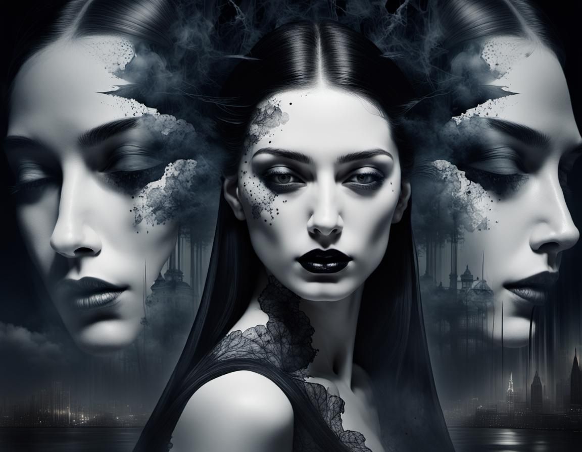 Dramatic Double Exposure: Night at the Opera