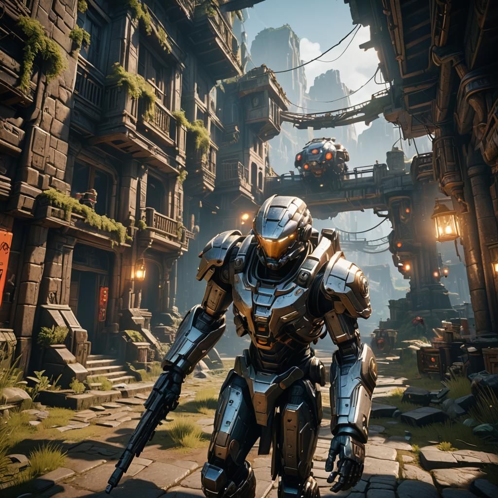 Epic 3D Videogame Graphics in 8K Resolution