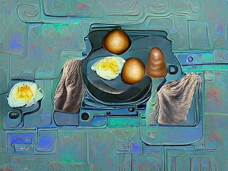 Perfectly Fried Eggs: A Culinary Still Life