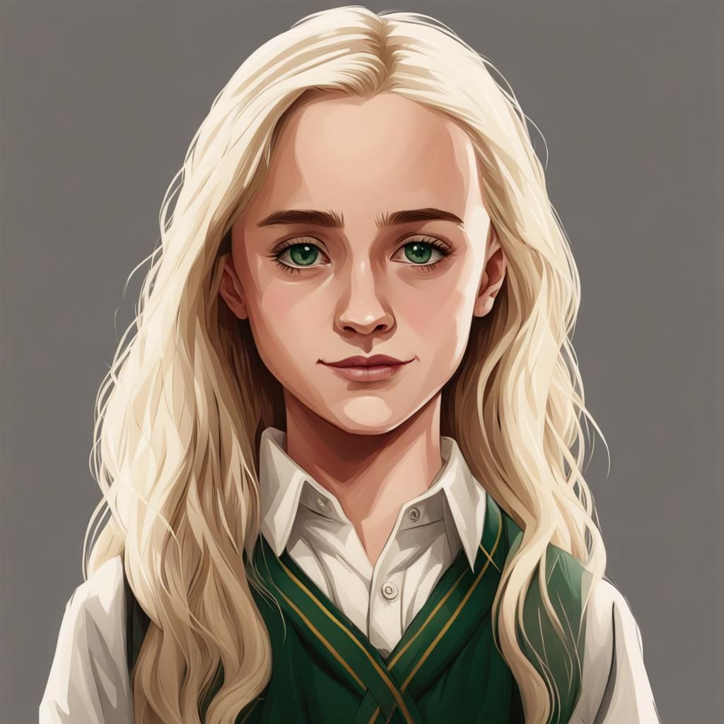 AI Portrait: Daughter of Draco and Hermione