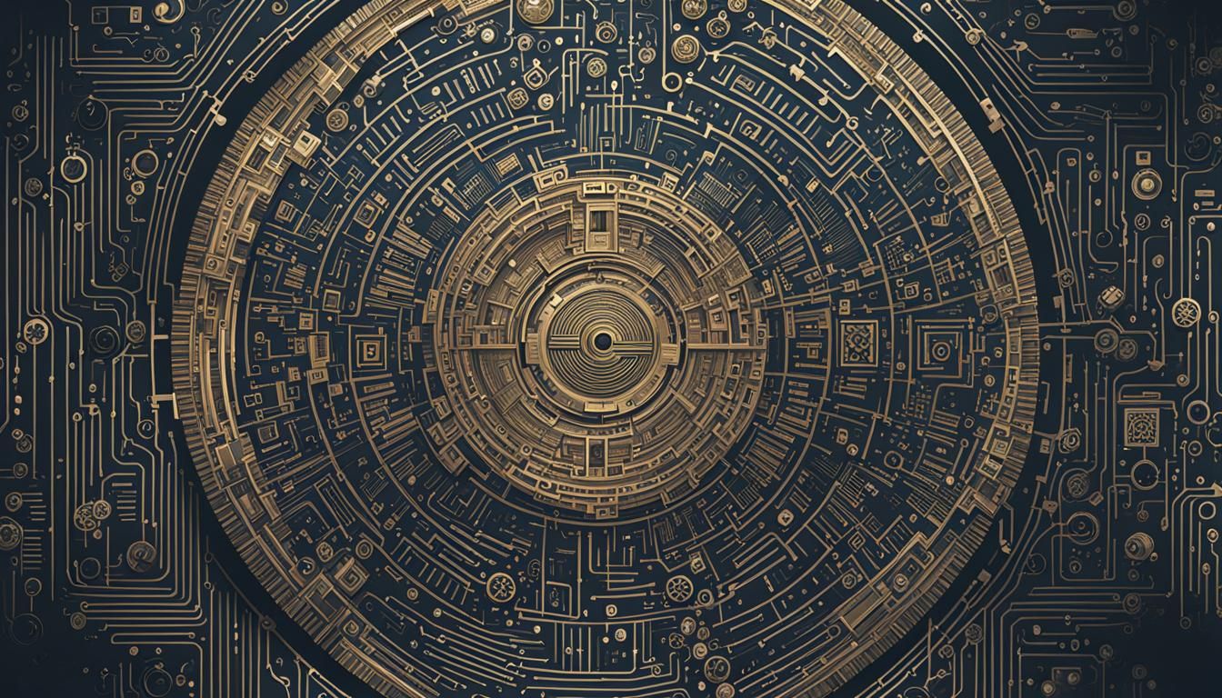 Stylized Symbolic Representation of Computer Encryption