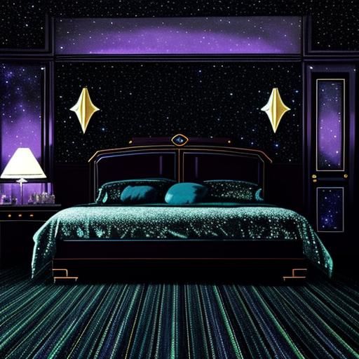 Galaxycore Kid's Room with Glow-in-Dark Stars