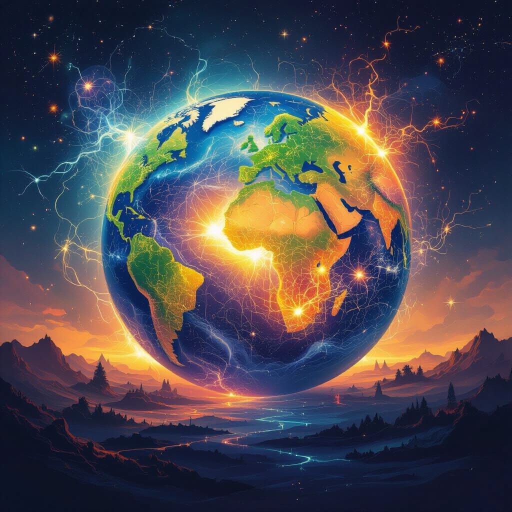 Surreal World Silhouette: Inner Psyche Revealed