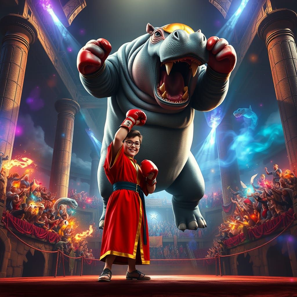 Mystical Arena Boxing Showdown