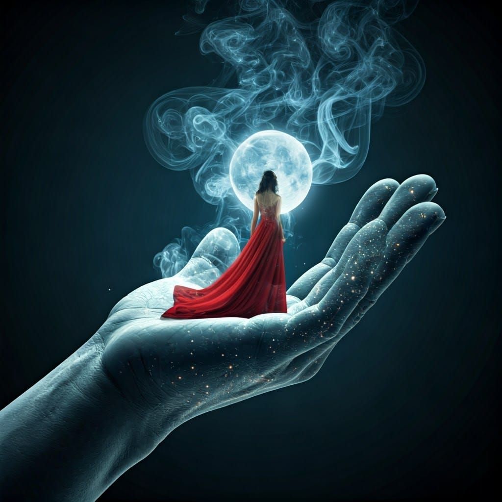 Crystal Clear Elephant in a Sparkling Night Sky