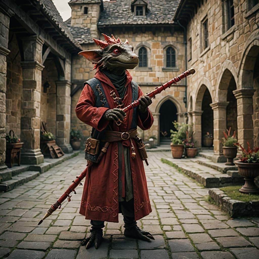 Kobold Bard Graduation in Cinematic Film Style