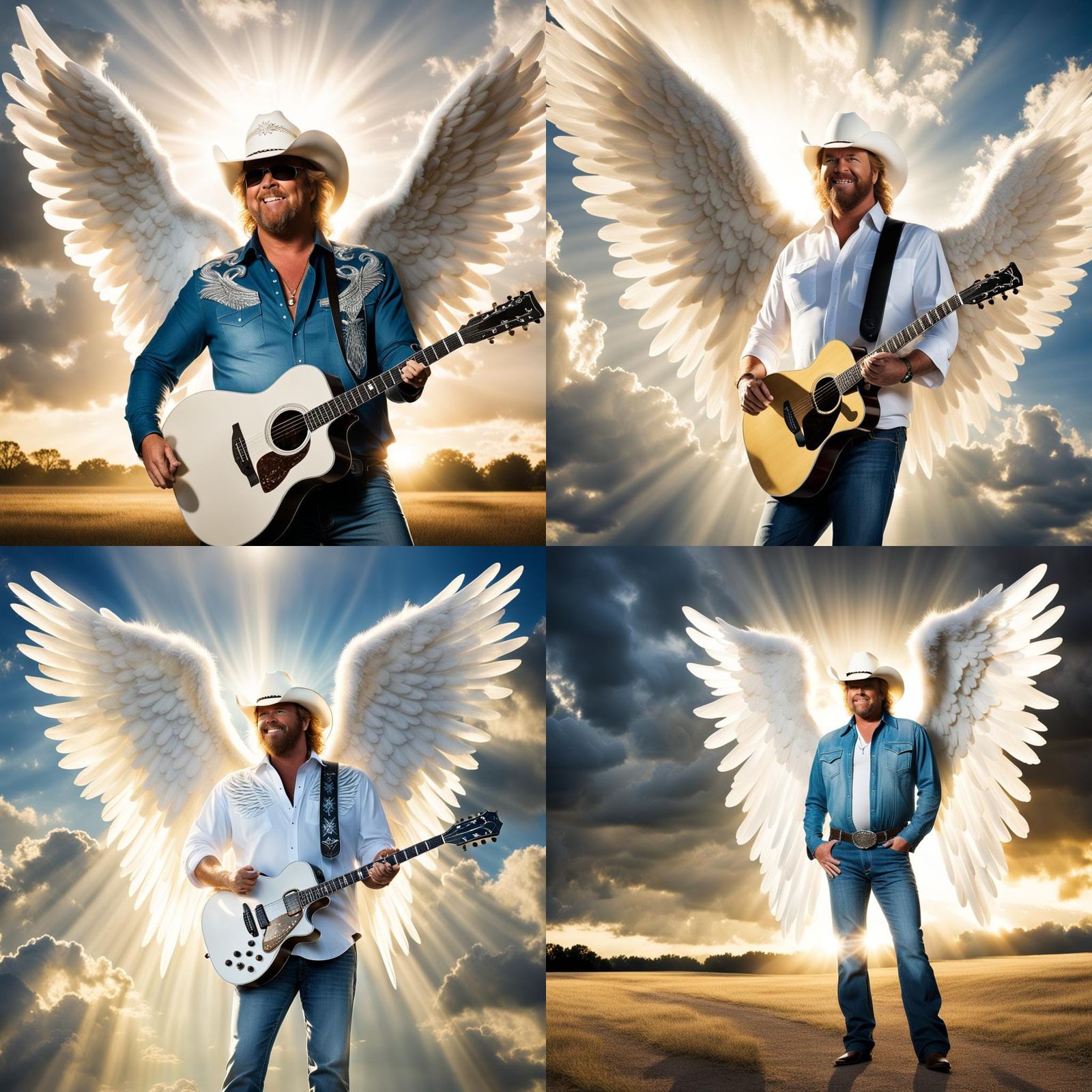 Toby Keith as Angel in Divine Light