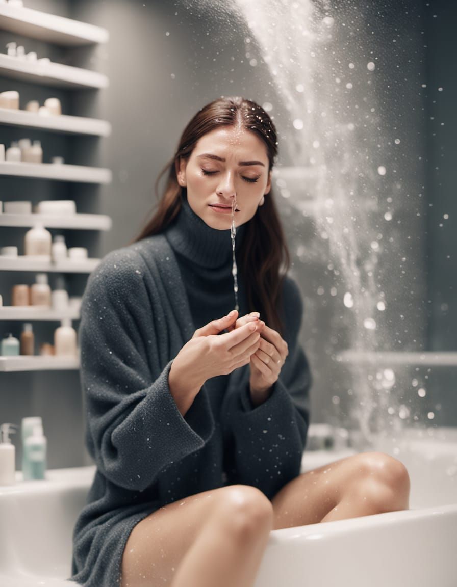 Elegant Woman in Soft Focus