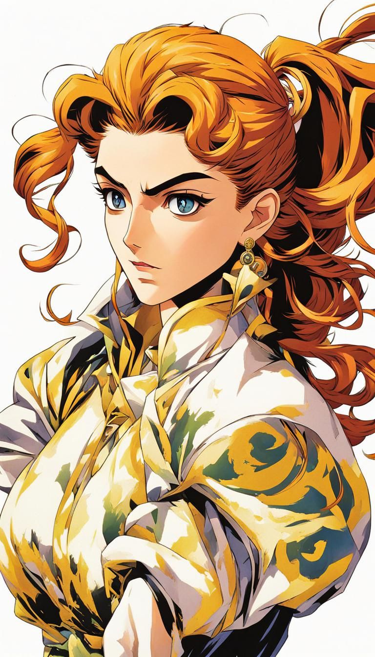 An original and amazing anime jojo’s character by Hirohiko Araki