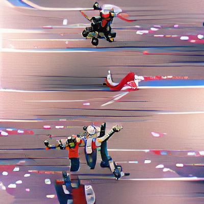 Triumphant Finish Line: A Symbol of Victory