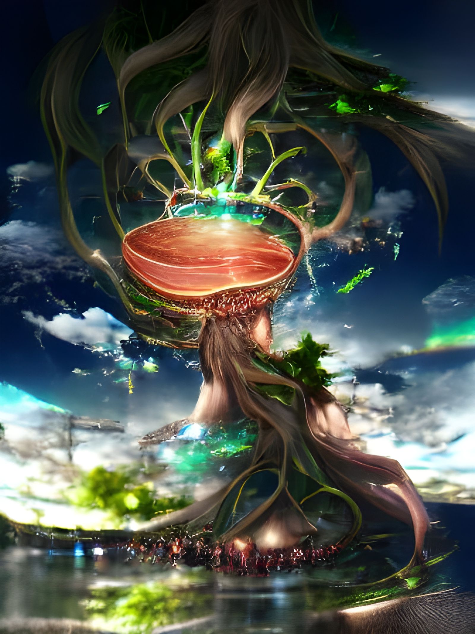 Yggdrasil, the World Tree Digital Art