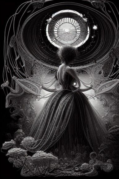 Intricate Horror Fantasy Concept Art in 8K