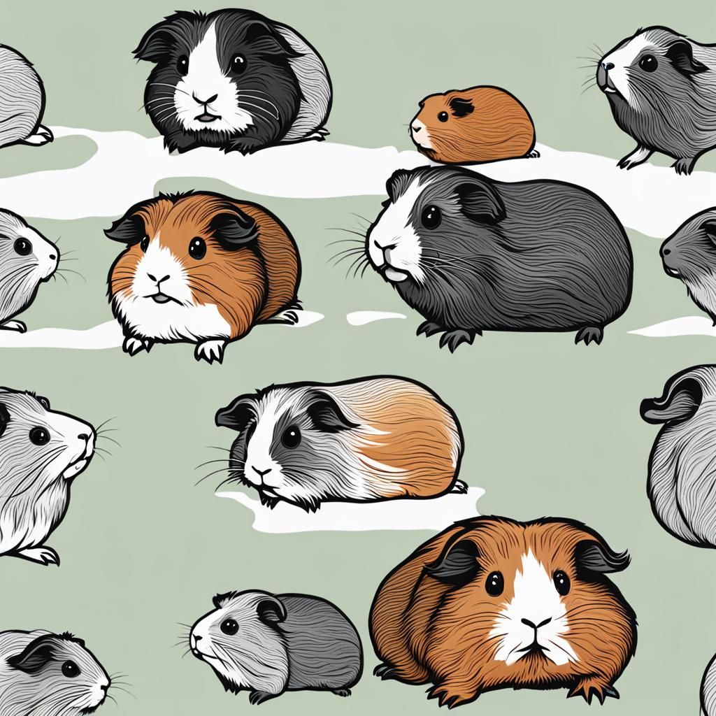 AI-Generated Image of a Guinea Pig