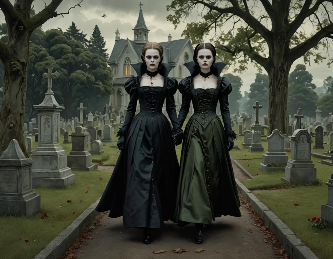 twins of evil, hand in hand