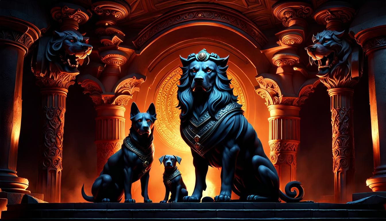 Hades and Cerberus: Underworld Guardians