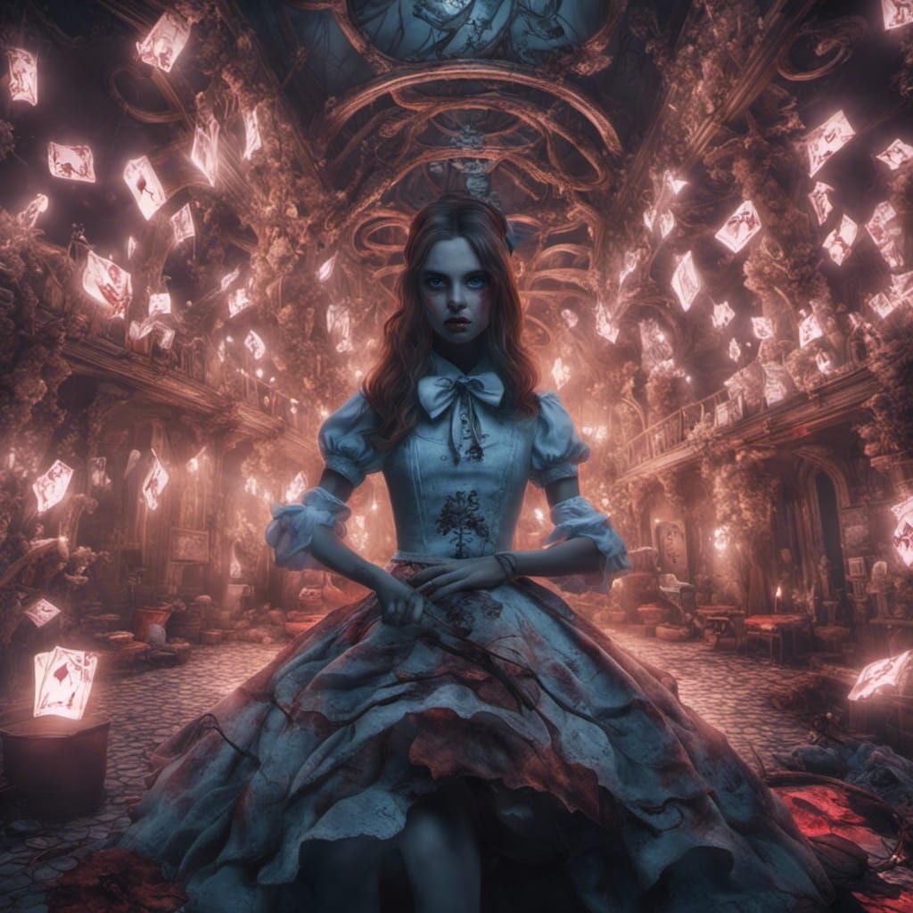 Dark Alice in Wonderland: A Sinisterly Realistic Vision