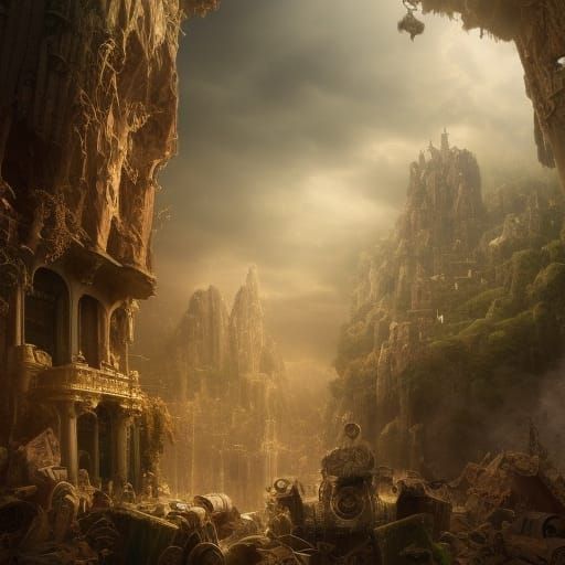 Pandora's Box: Epic Cinematic Digital Matte Painting