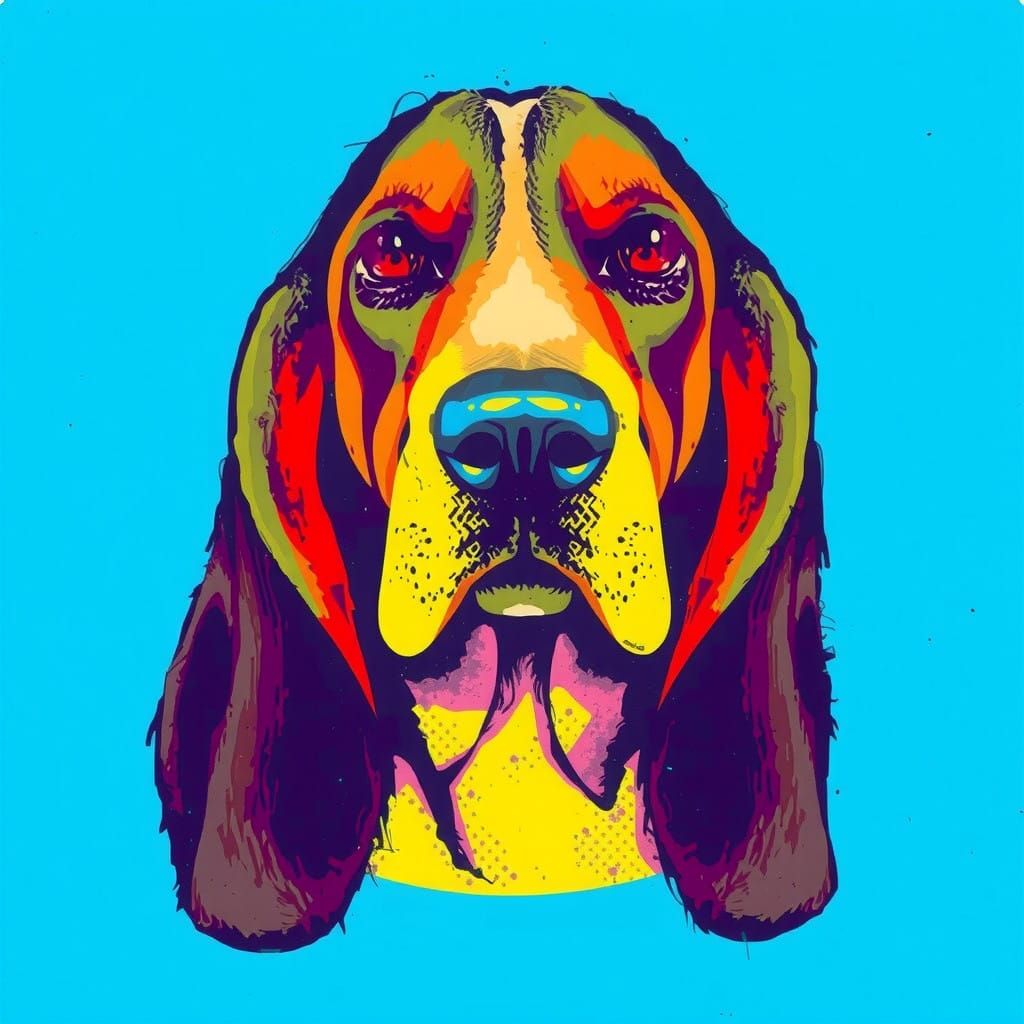 Forgotten Memory Halftone Print in Warm Sepia Tones