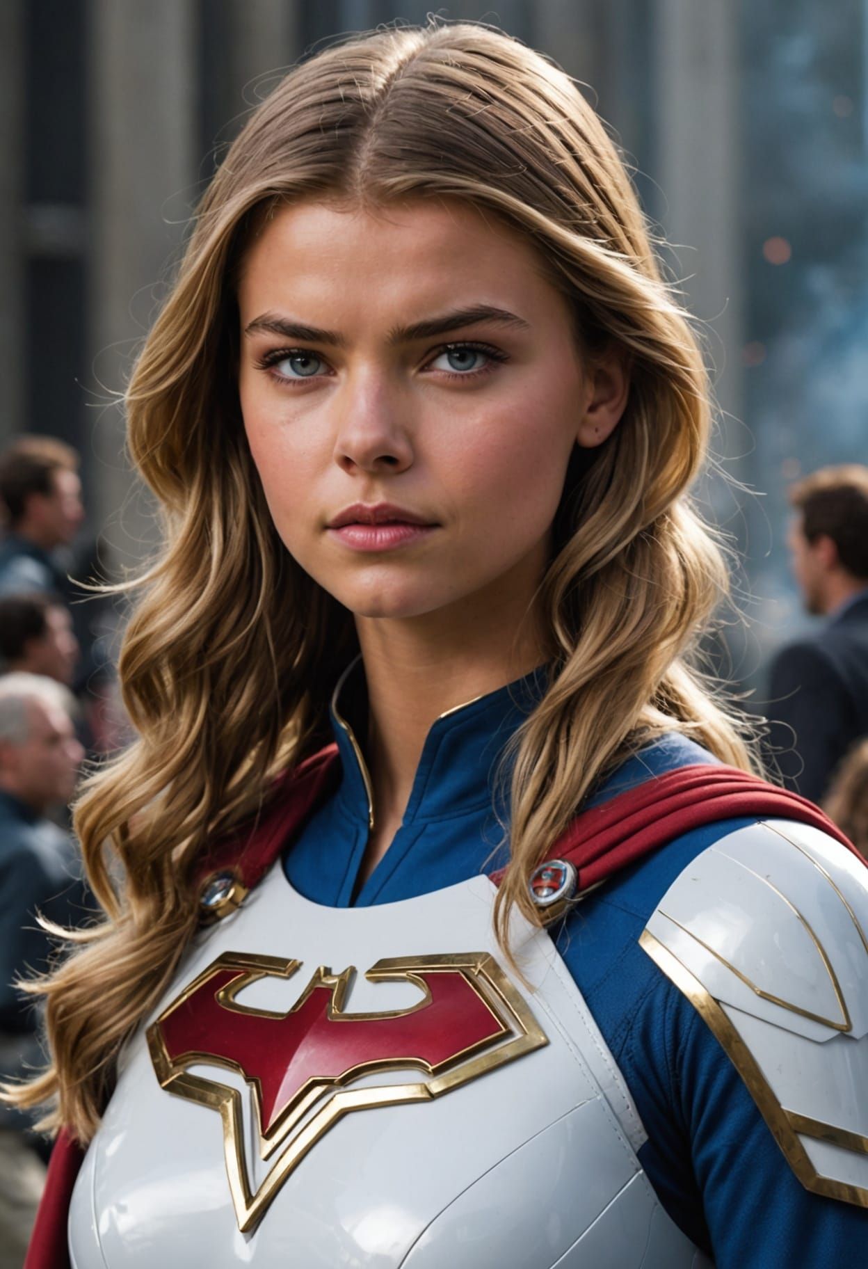 Indiana Evans as DC's Power Girl in Cinematic Superheroine P...