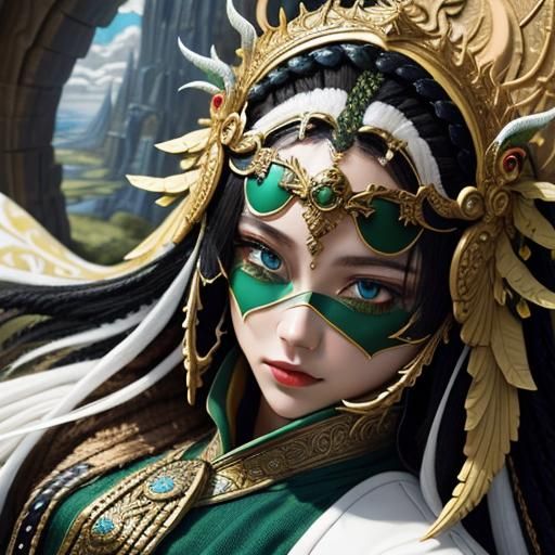 Mythical Landscape in Fanciful Style