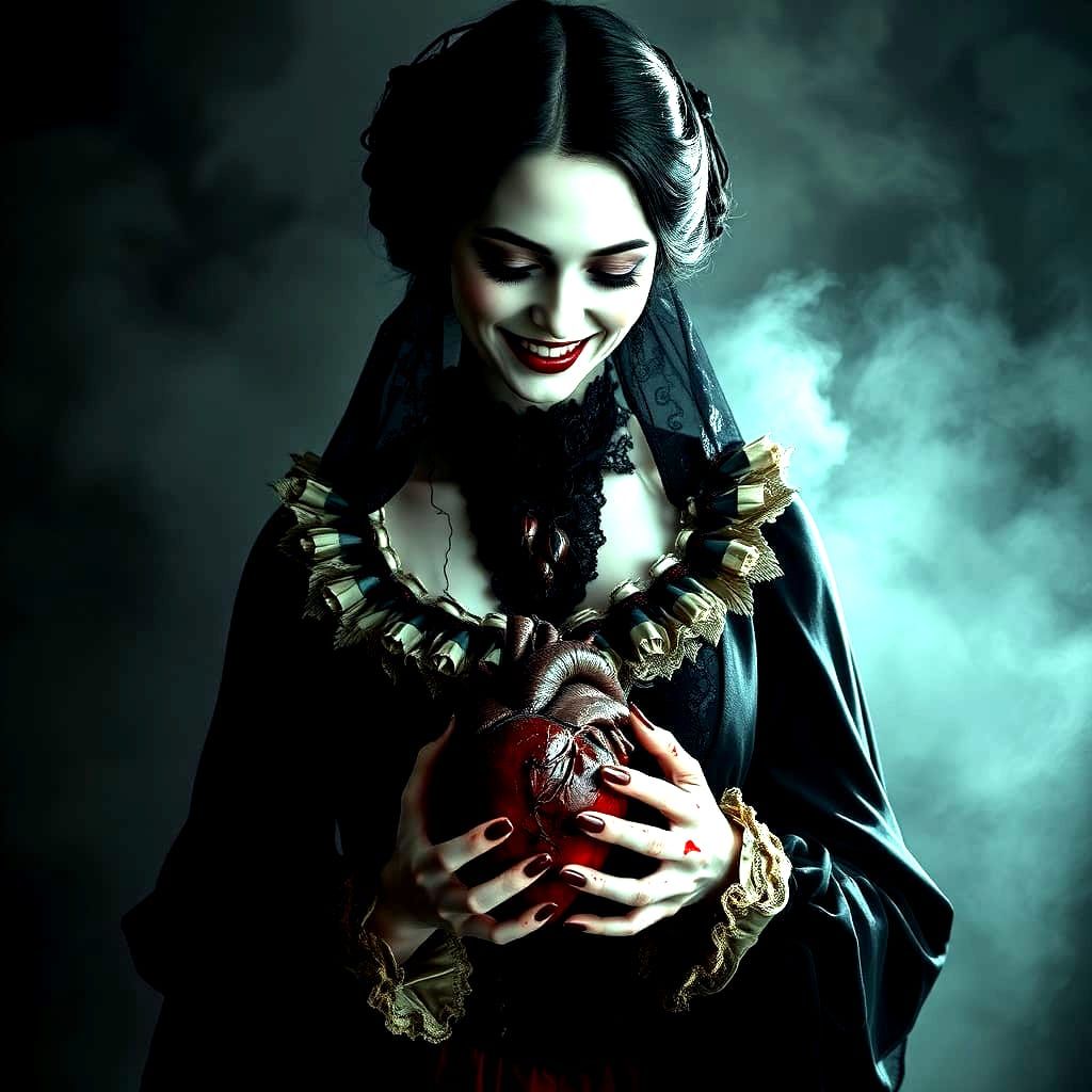 Ethereal Victorian Siren Meditates on Lost Love