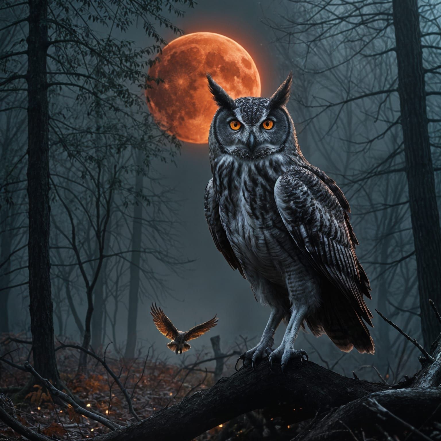 Winged Shadow In Dusk