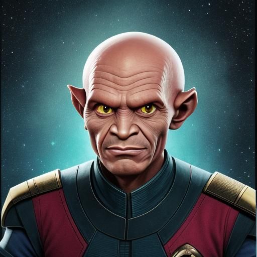 AI Generated Image of a Ferengi
