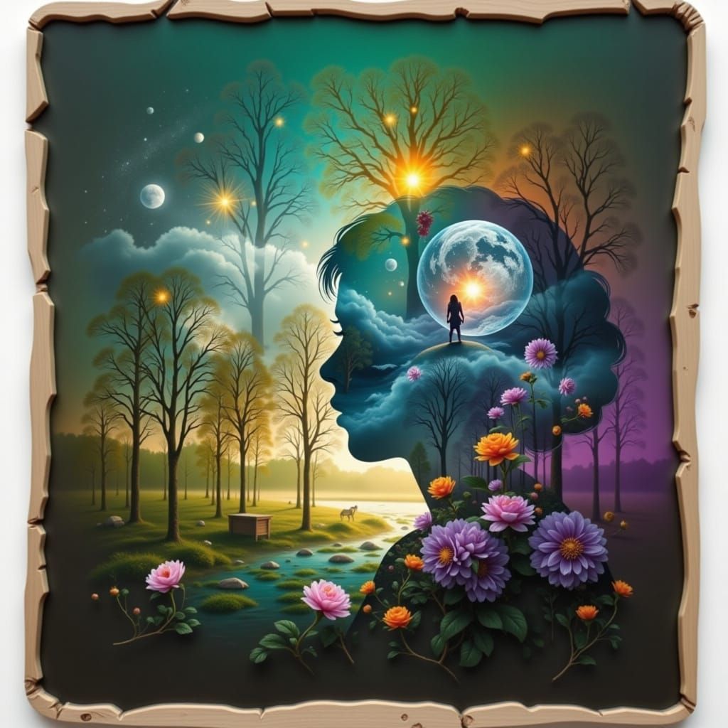 Cosmic Dreamscapes in Vibrant Colors