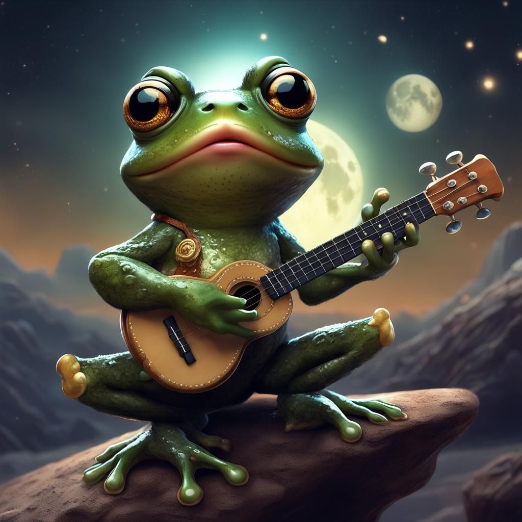 Frog musician