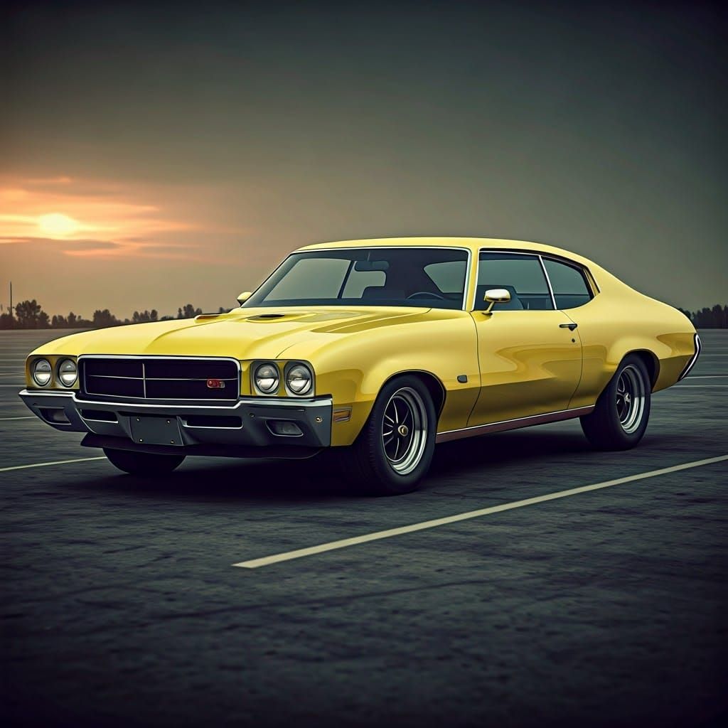 1972 Buick GSX in Golden Light