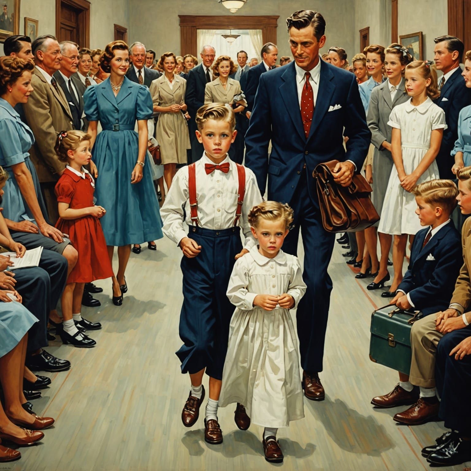 Whimsical Children's Fashion Show in Classic Style