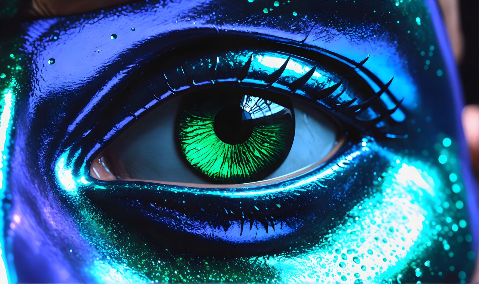 Feyd-Rautha Harkonnen Portrait in Ultra Violet Photography