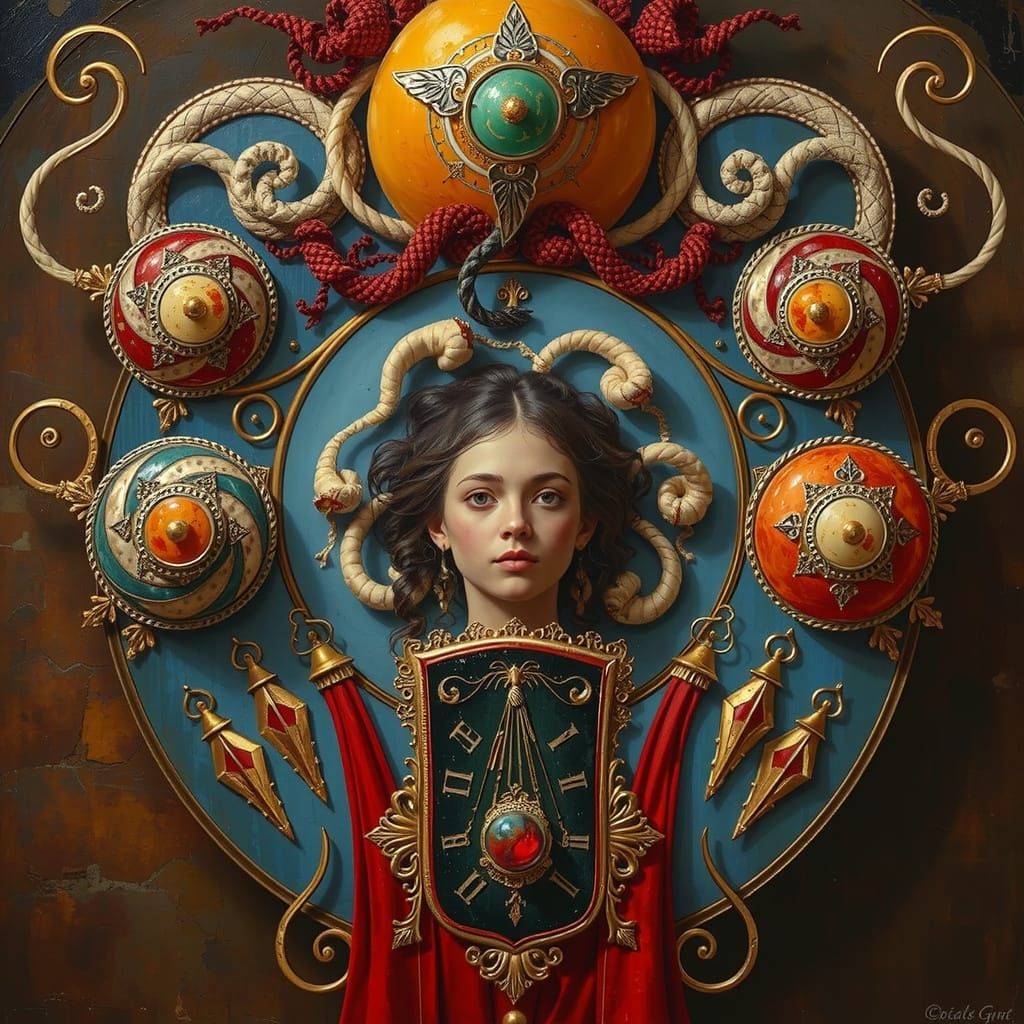 Abstract Forms Of Twisting And Warping Shapes