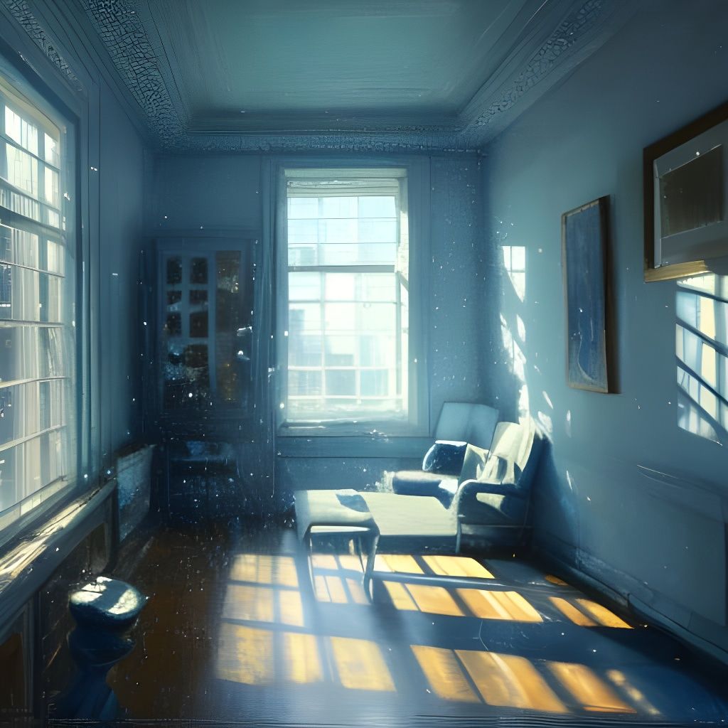 Blue Window Room
