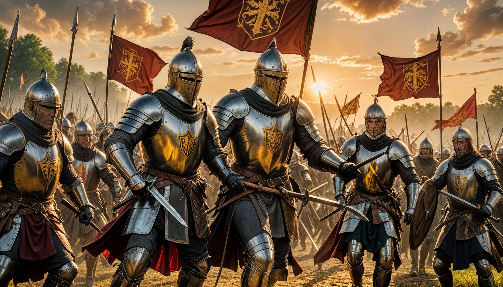 Pennsic War Battle Scene