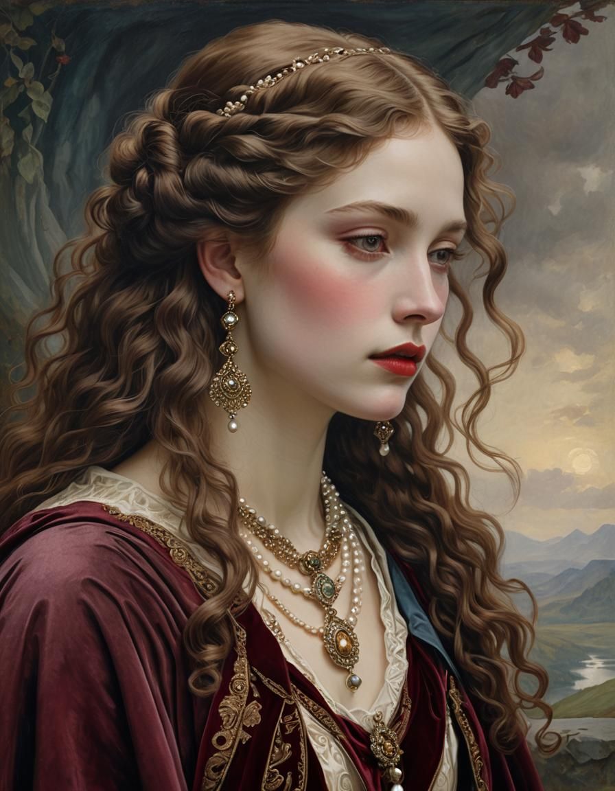 A beautiful young lady