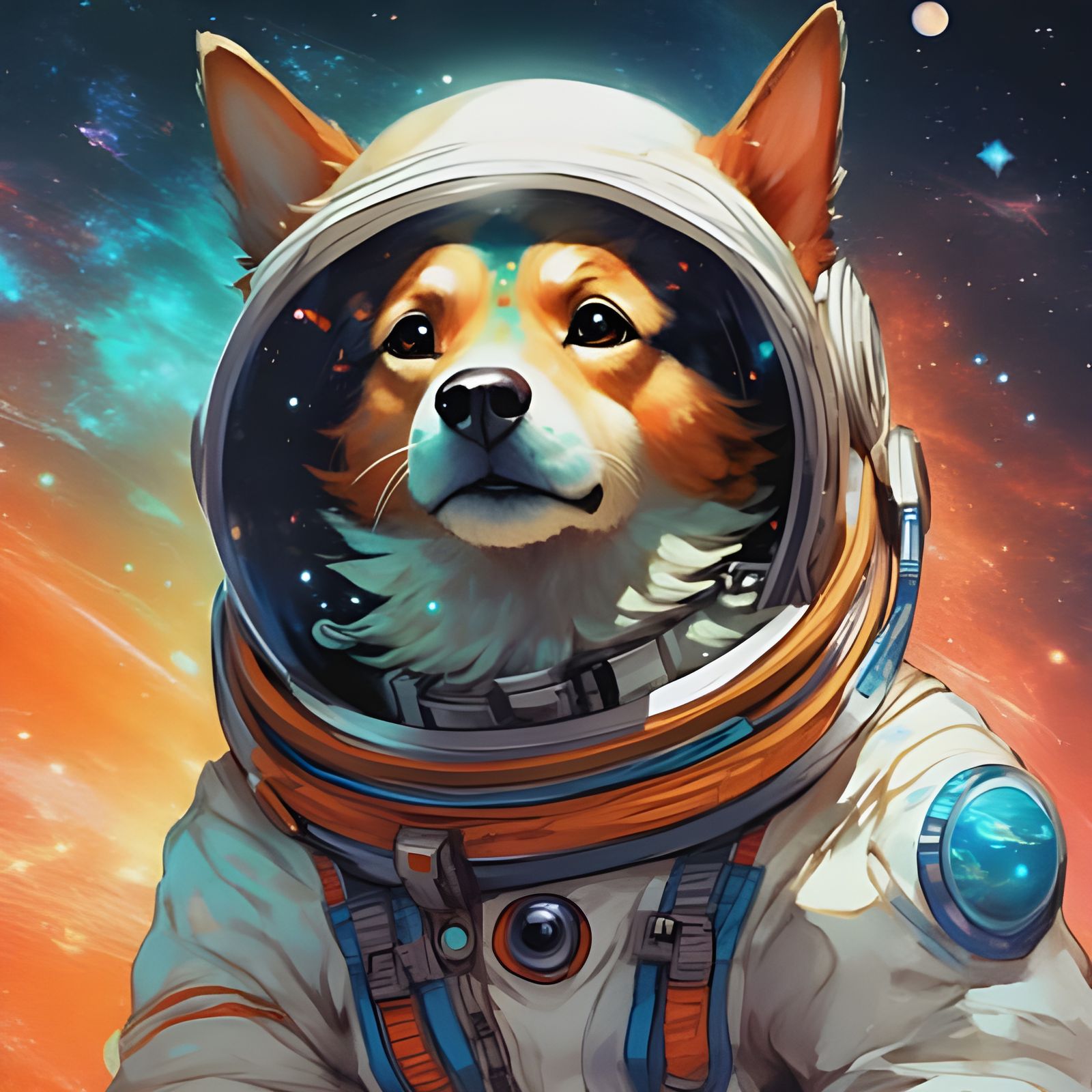 AI Generated Image of an Explorer