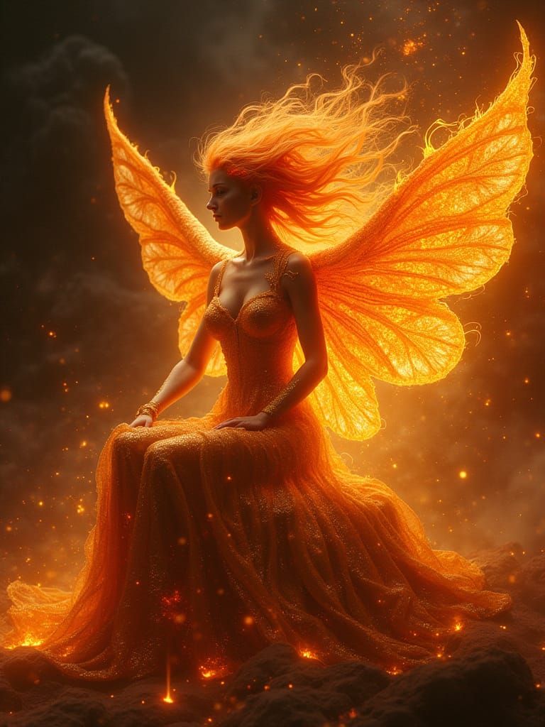 [Fire] - The Infernal Muse: A Fire Fairy’s Radiance