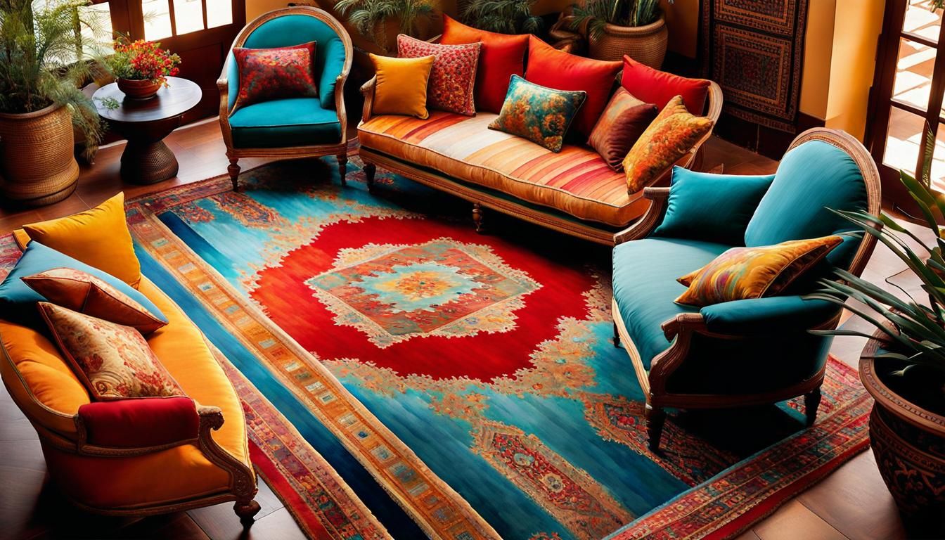 Impressionist Seraglio with Colorful Cushions