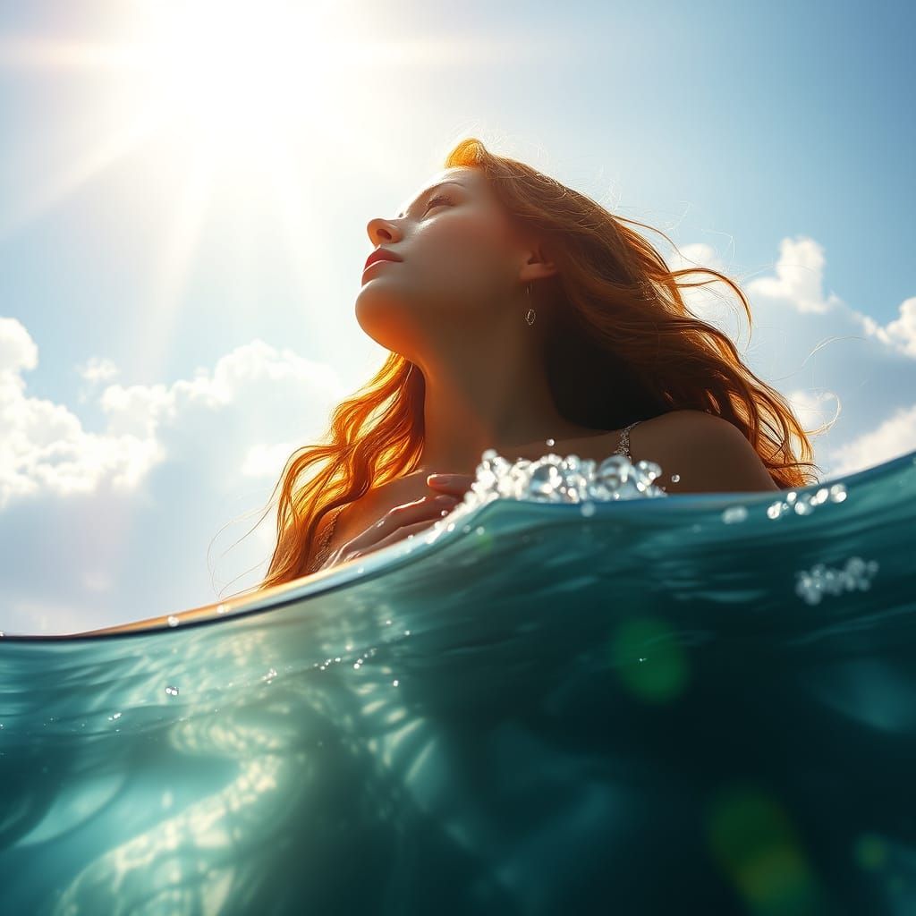 Angel in the Deep Blue