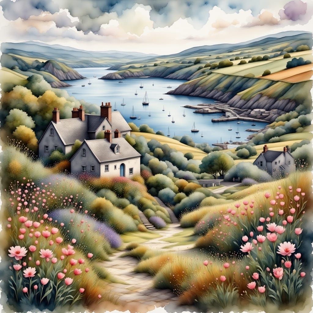 Boscastle Harbour Village with Pixie Cottage