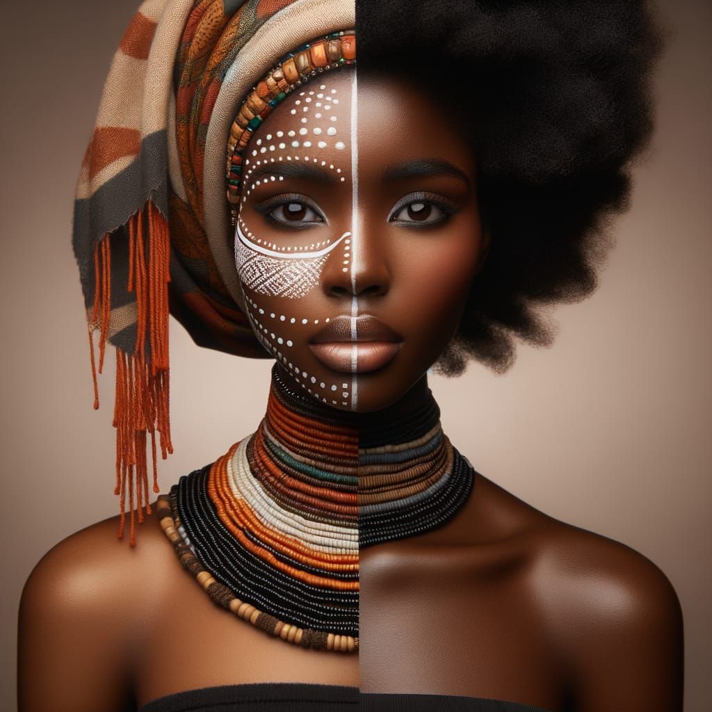 African Woman: Tradition Meets Modernity