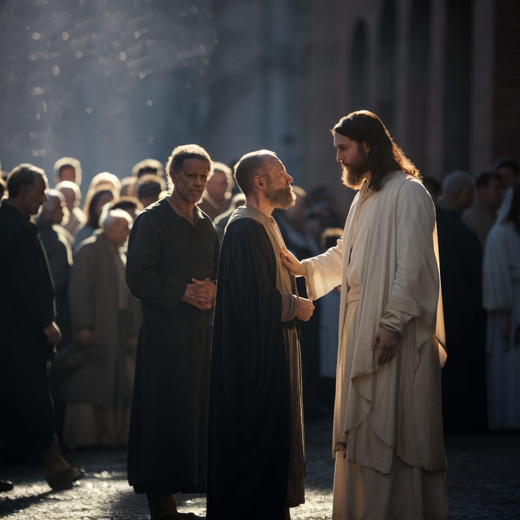 Pontius Pilate and Jesus Before the Crowd